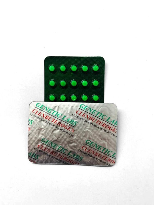 Genetic Labs Clenbuterogen 40mcg x 100 tabs
